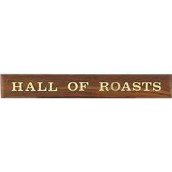Beverly Hills CENSORED Club Hall of Roasts Sign