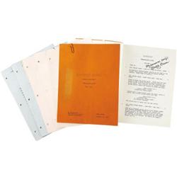 Barnaby Jones Premiere Show Signed Script