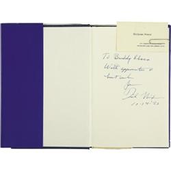 Richard Nixon Signed Book to Buddy Ebsen. A firs