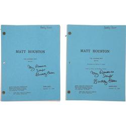 Buddy Ebsen's First Two Matt Houston Scripts