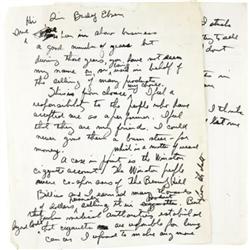 Buddy Ebsen's Handwritten Parkay Ad