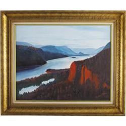 Buddy Ebsen "Columbia River" Painting