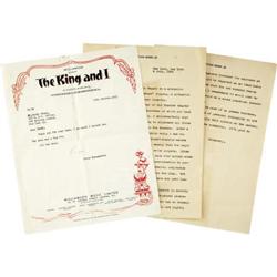 Buddy Ebsen Correspondence with Oscar Hammerstei