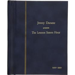 Buddy Ebsen's Script for  Jimmy Durante Presents