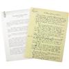 Image 1 : Buddy Ebsen Handwritten and Typed Essay