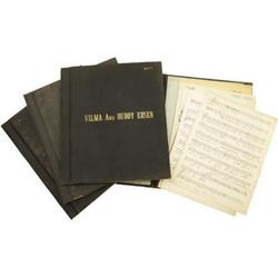 Buddy and Vilma Ebsen Music Folders