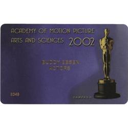 Buddy Ebsen's AMPAS Membership Card