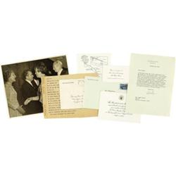 Richard Nixon and Buddy Ebsen Document and Photo