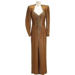 Nolan Miller, Lucille Ball, Gold Beaded Gown