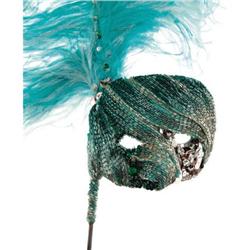 Nolan Miller Designed Mask for Dynasty in Turquo