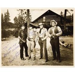 Bonanza Autographed Cast Photo