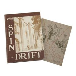 James Dean Signed Program with Yearbook