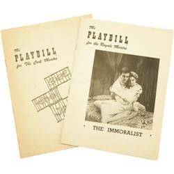 James Dean, Two Playbills, 1952/54