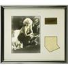Image 1 : Rare Jean Harlow Autograph, Framed