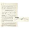 Image 1 : Jim Thorpe Signed "The Man From Texas" Contract