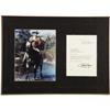 Image 1 : John Wayne Signed Letter, Framed with Photo