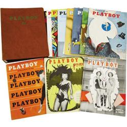 Playboy - Vintage Binder w/Issues #2-12 (1954).