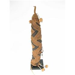 Phallocrypt Images A HIGHLAND PHALLOCRYPT, of wood, with woven f