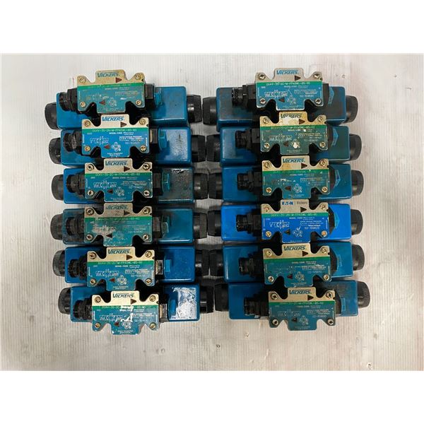 Lot Of (12) Vickers Valves