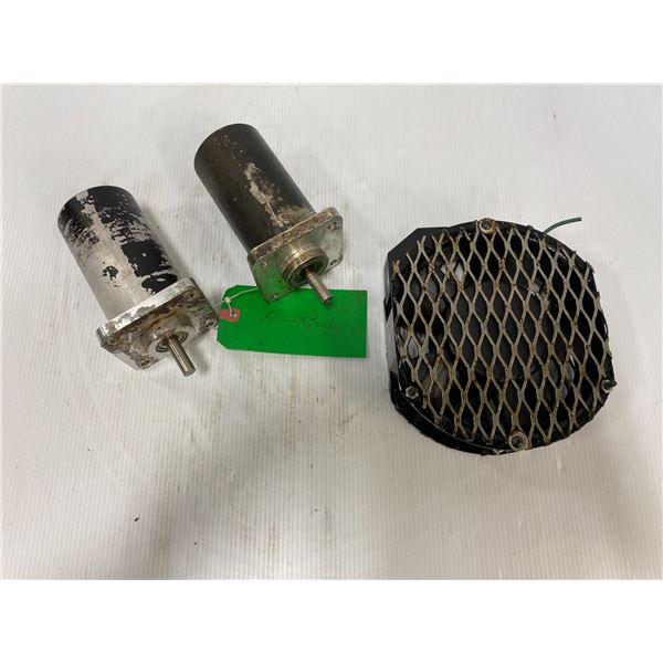 Lot Of (2) Motors and (1) Fan