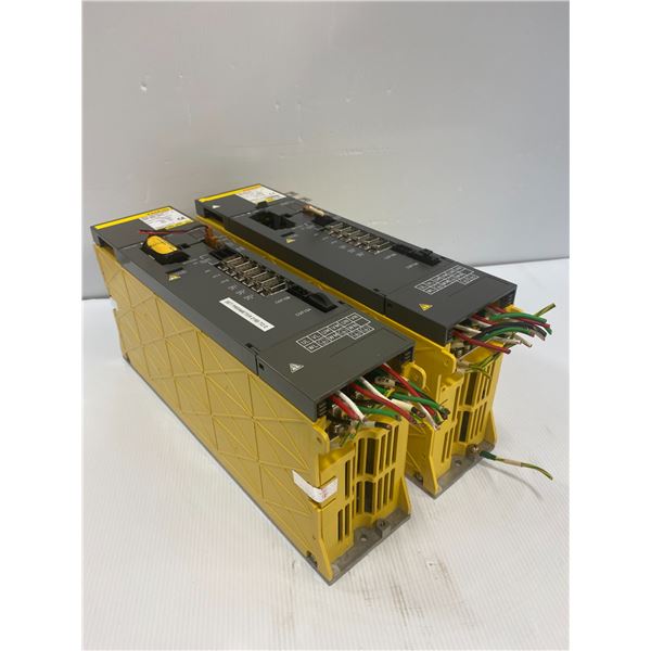 (2) Fanuc # A06B-6096-H303 Servo Amplifier Modules