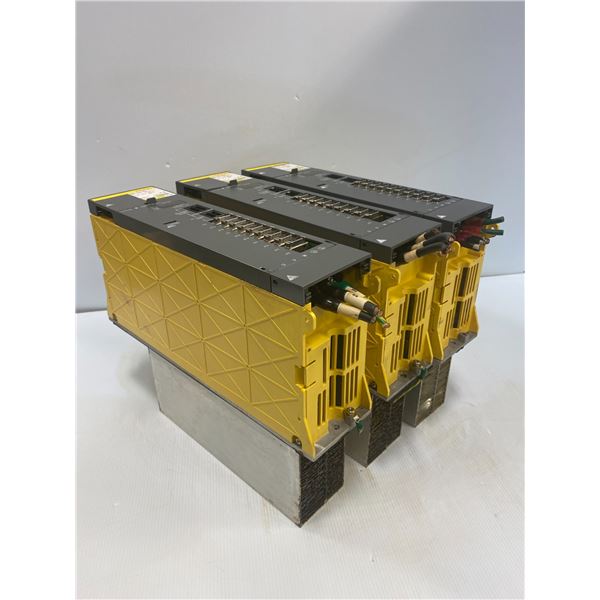 (3) Fanuc # A06B-6102-H211#H520, A06B-6102-H111#H520 Spindle Amplifier Modules