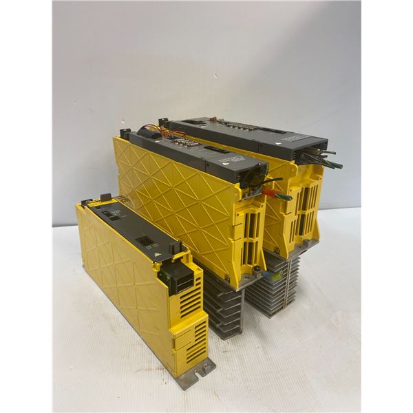 Lot Of (3) Fanuc Drives Without Tags And Covers
