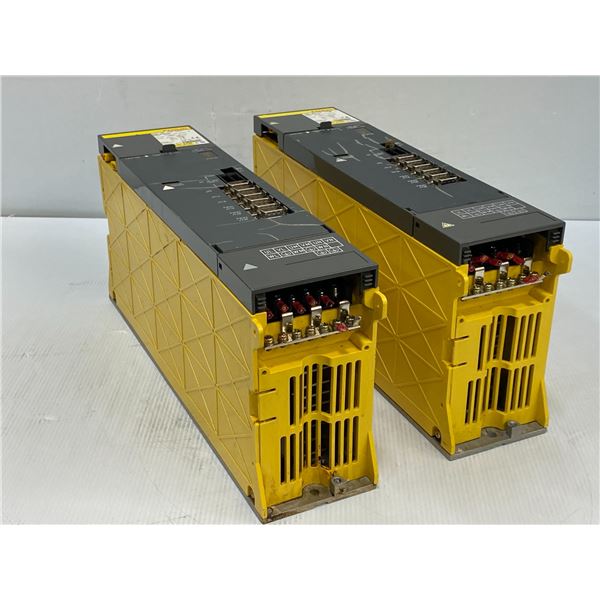 (2) Fanuc # A06B-6079-H301 Servo Amplifier Modules