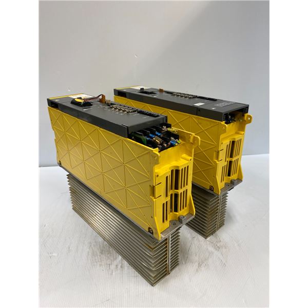 (2) Fanuc # A06B-6096-H208 Servo Amplifier Module