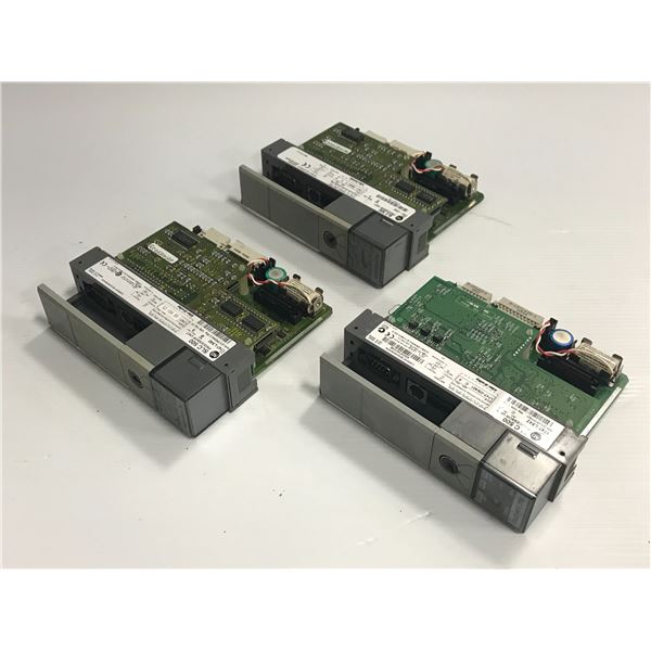 (3) Allen Bradley 1747-L542 SLC500 Processor Units