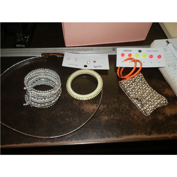 Small Box Of Costume Jewelry