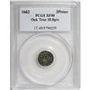Image 3 : 1662 2PENCE Oak Tree Twopence XF40 PCGS