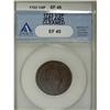 1723 Hibernia Halfpenny XF45 Details ANACS