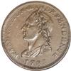 Image 1 : 1783 1C Washington Unity States Cent MS62 Brown