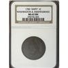 Image 3 : 1783 1C Washington Unity States Cent MS62 Brown