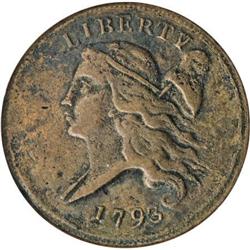 1793 1/2 C XF Details NCS C-3