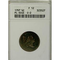 1797 1/2 C Plain Edge Fine 12 ANACS