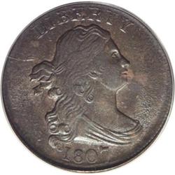 1807 1/2 C MS61 Brown PCGS