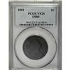 Image 3 : 1801 1C 1/000 VF25 PCGS
