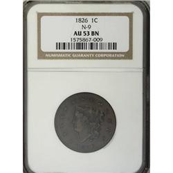 1826 1C AU53 NGC