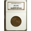 Image 1 : 1839 1C Booby Head MS63 Brown NGC