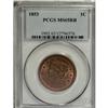 Image 1 : 1853 1C MS65 Red and Brown PCGS