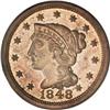 Image 1 : 1848 1C PR64 Red and Brown PCGS