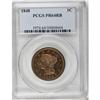 Image 3 : 1848 1C PR64 Red and Brown PCGS