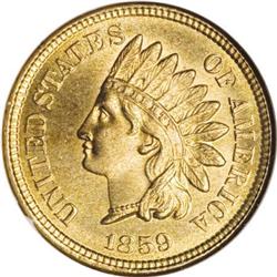 1859 1C MS66 NGC