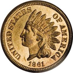 1861 1C MS66 NGC