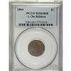 Image 3 : 1864 1C L On Ribbon MS64 Red and Brown PCGS