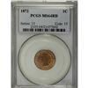 Image 3 : 1872 1C MS64 Red PCGS