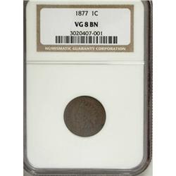 1877 1C VG8 NGC
