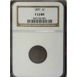 1877 1C Fine 12 NGC